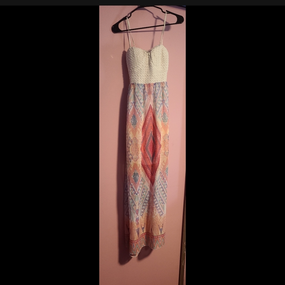 Boho like multicolored maxi dress